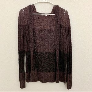 NWOT Maurice’s purple cardigan
